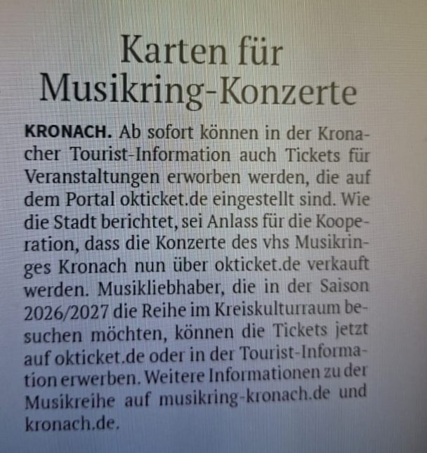 Pressemitteilung: Neue Presse | 21.08.2026 Pressemitteilung
